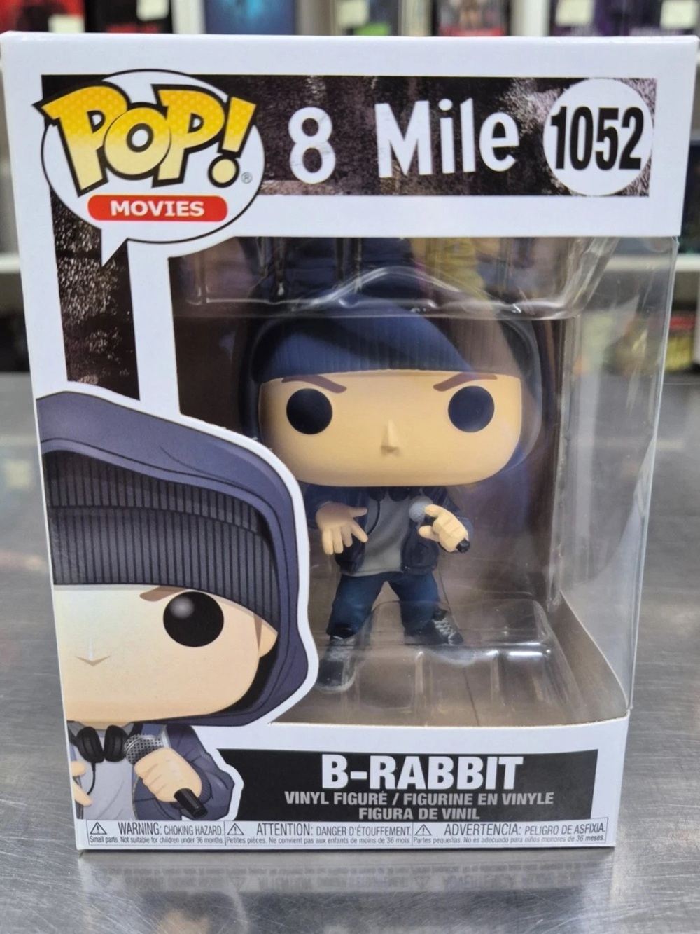 Eminem B-Rabbit 8 Mile Funko Pop Movies Hip Hop Music Toy Figure